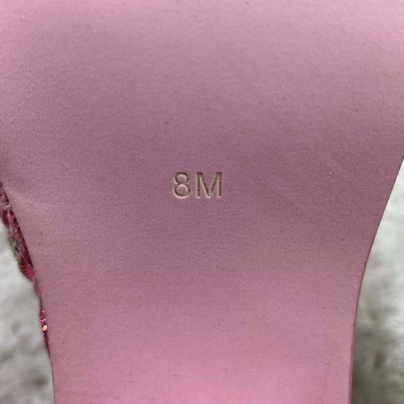 CLUB EXX Pink Sheriff Shine Rhinestone Cowboy Boots Ankle Booties Heeled Size 8 - Picture 9 of 13